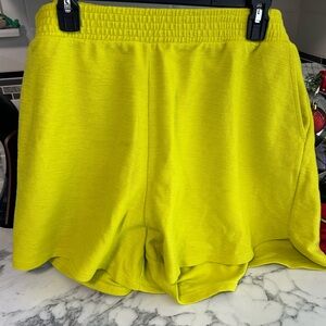 Neon green/yellow shorts 2X plus